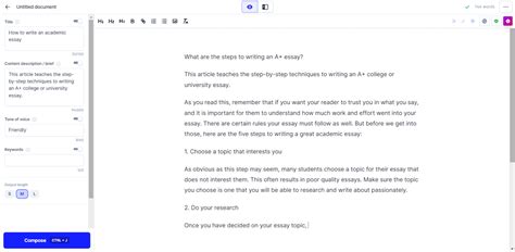 what is the app that helps you write essays